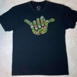 Shaka Hawaii Black T-Shirt